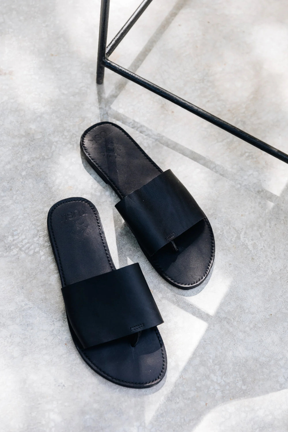 Tusk Rogue Black Sandals