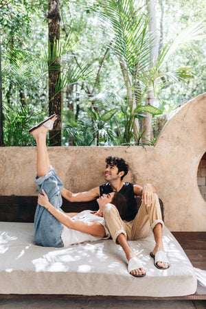 Tusk Rogue Bone Sandals