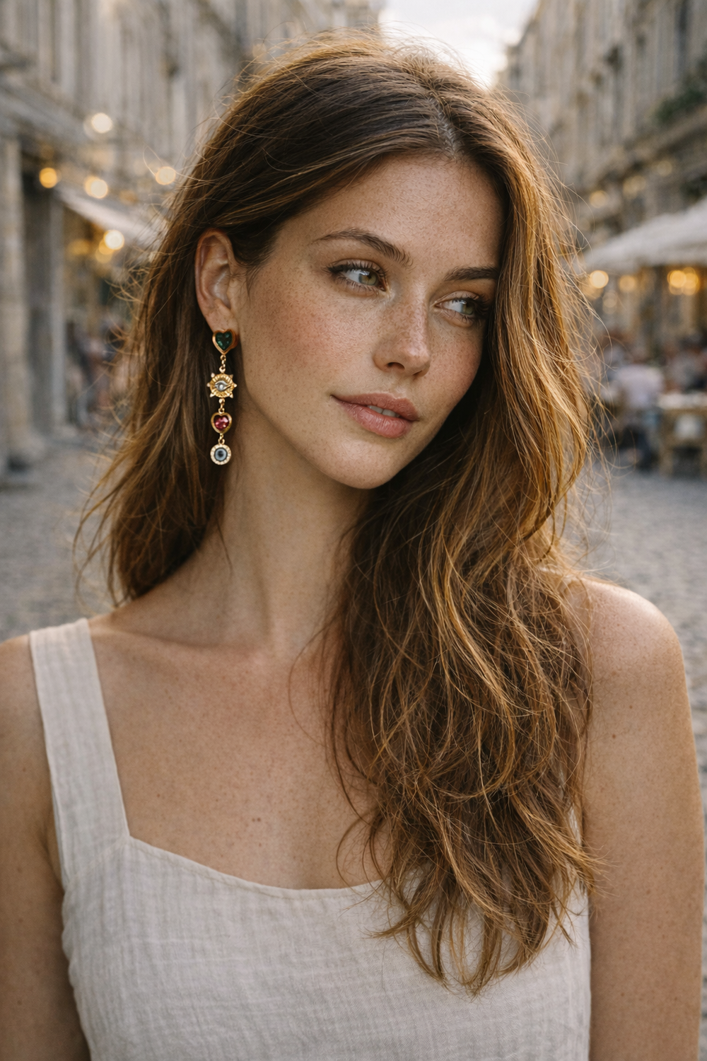 Sacred Sight Amulet Earrings