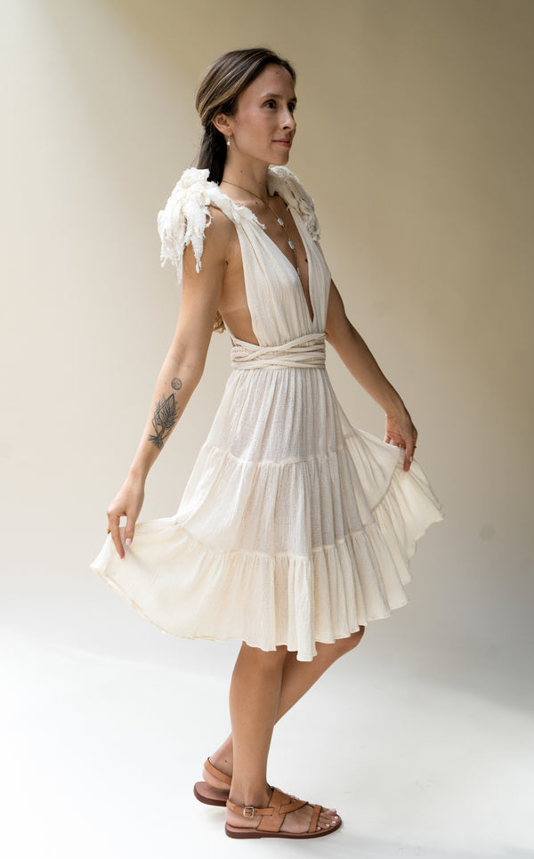 Mini Kara Swan Maiden Dress