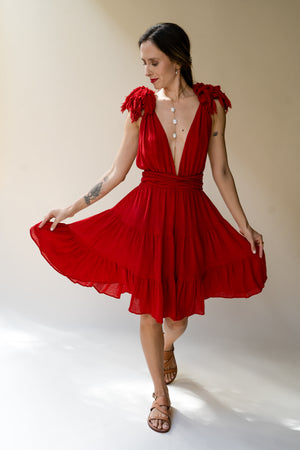 Mini Kara Swan Maiden Dress