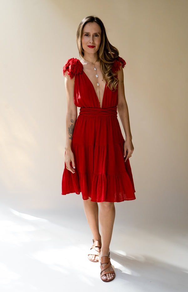 Mini Kara Swan Maiden Dress