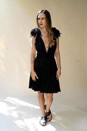 Mini Kara Swan Maiden Dress