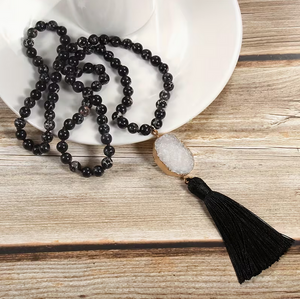 Obsidian Drift Talisman Necklace