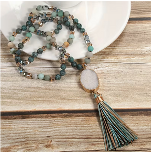 Sea Glass Drift Talisman Necklace