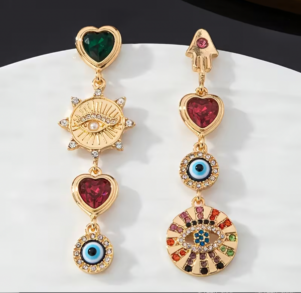Sacred Sight Amulet Earrings