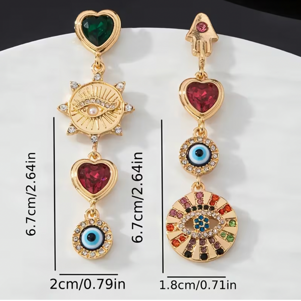 Sacred Sight Amulet Earrings