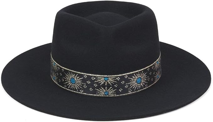 Lack of Color Black Phoenix Wool Fedora Hat
