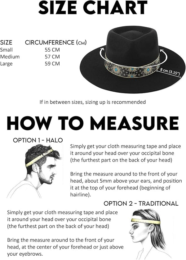 Lack of Color Black Phoenix Wool Fedora Hat